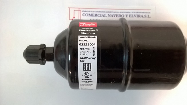 Imagen Filtro deshidratador Danfoss roscar 1/4. DCL082. P0401722