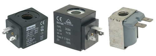 Imagen Bobinas Electrovalvulas 230 V. 24 V.