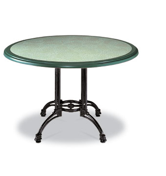 Imagen Mesa circular de 120. Armazón aluminio fundido plastificado 