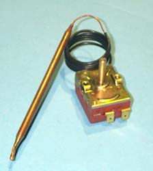 Imagen Termostato Termo Fleck 30.70 ºC. Capilar 1600 m/m. Bulbo 6 m/m.