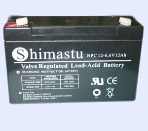 Imagen Bateria 12 V. Plomo 12 A. 150.95.98. m/m.