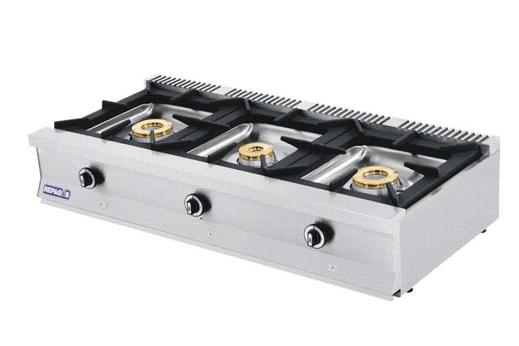 Imagen Cocina encimera de 3 fuegos