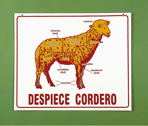 Imagen Cartel despiece Cordero