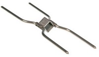 Imagen Pincho doble central de espada asador Feca, Argon, Asdor