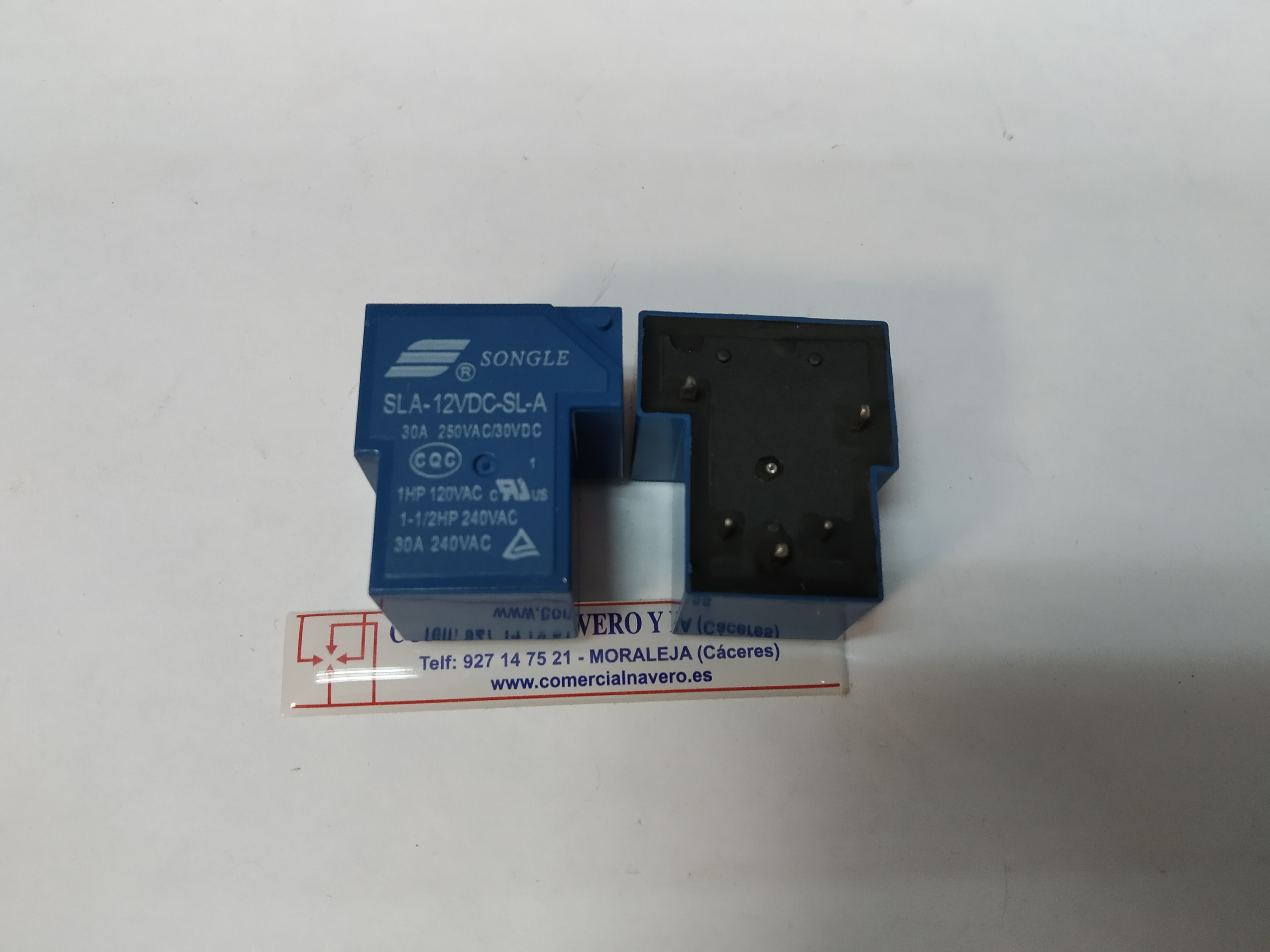 Imagen RELE SLA 12 V PARA SOLDAR A CIRCUITO A/C 
