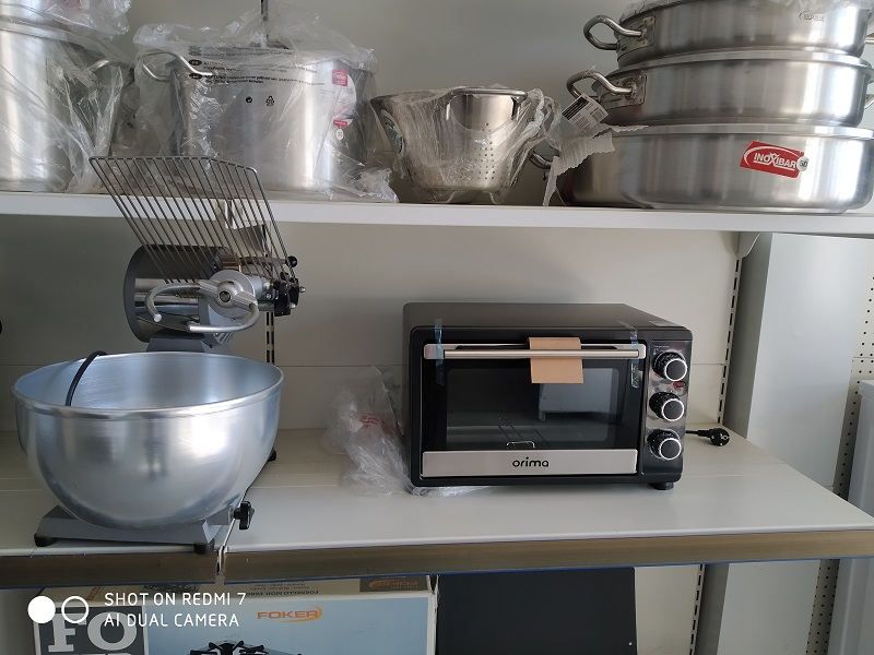 Imagen Mini horno electrico 230 V.ORINA, Amasadora SANTOS 