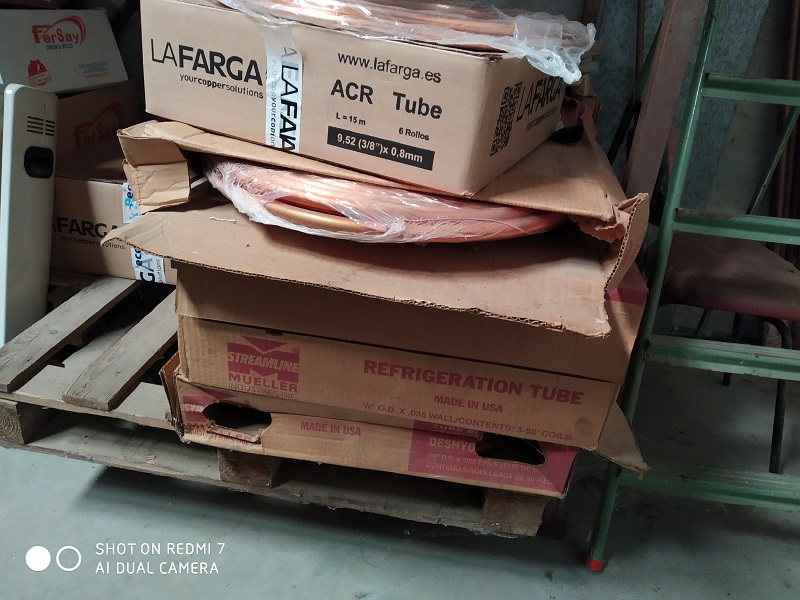 Imagen Rollo tubo cobre 3/4 X 1 Refrigeración 15,10 Metros