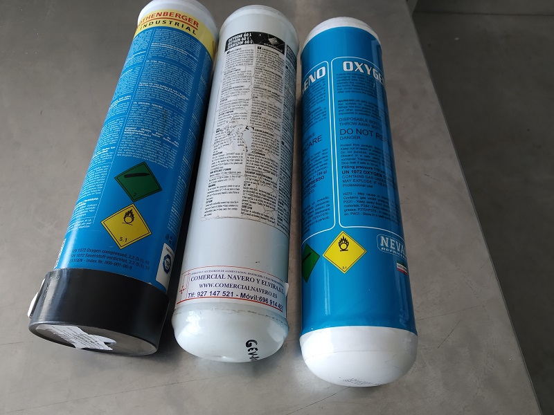Imagen Cartucho OXIGENO 930 ML Soplete GASTOLIN 
