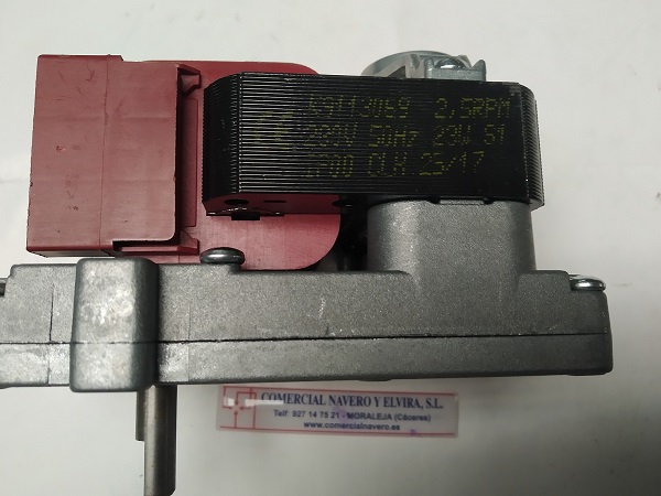 Imagen Motorreductor KELVIN. 2,5 RPM. K914306925. Asa pollos 