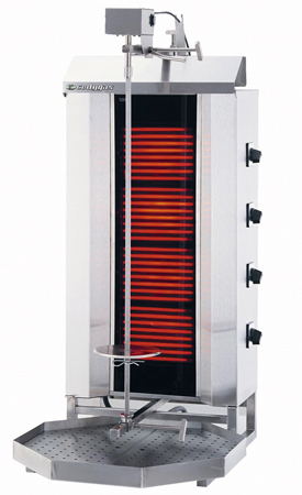 Imagen Kebab electrico 4 resistencias independientes 70X55X112