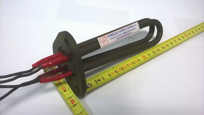 Imagen Resistencia Cafetera Marcfi 1 Grupo 1000 W. longitud 150 m/m. 