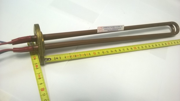 Imagen Resistencia cafetera Marcfi 2 grupos 3000 W. Longitud 360