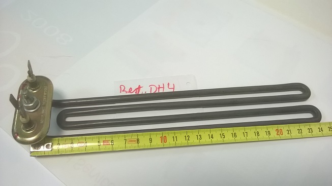Imagen Resistencia lavavasos Dihr, Difri cuba 1800 W. 230 V. Longitud