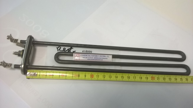 Imagen Resistencia lavavasos Electrobar 2900 W. 230 V. longitud