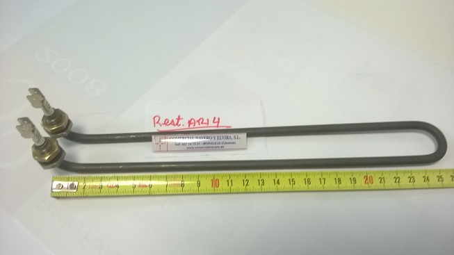 Imagen Resistencia lavavasos Aristarco. Cuba 2000 W. 230 V. 
