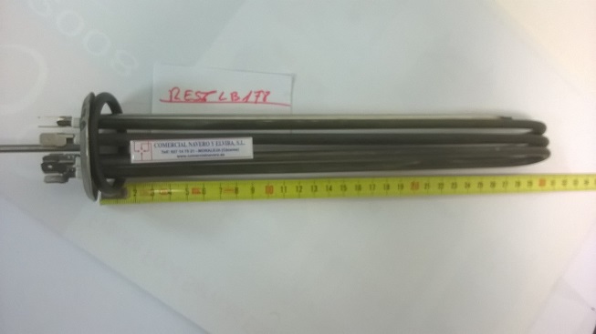 Imagen Resistencia lavaplatos F.L. Blanca. Calderin 6000 W. 230/400 V.  