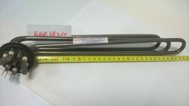 Imagen Resistencia Lavaplatos F.L.Blanca. Cuba 5000W. 230/400 V. 
