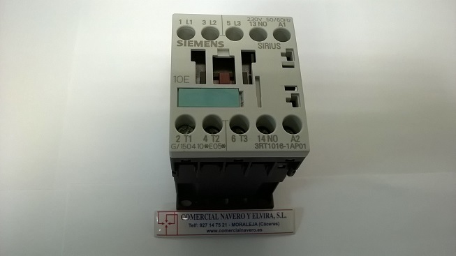 Imagen Cóntactor Siemens. 22 A. Alimentacion 230 V. 