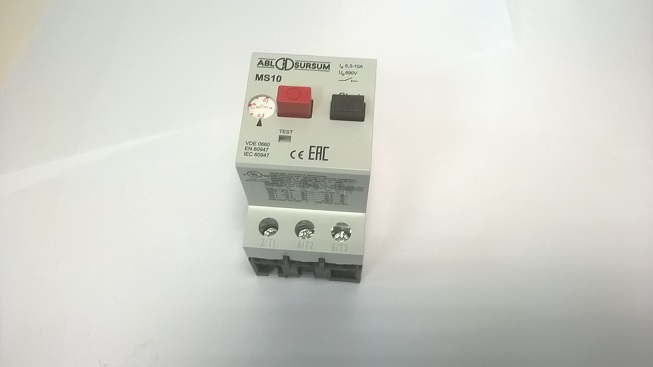 Imagen Guarda motor ABL-SURSUM Md. MS-10. Regulacion 6,3 -10 A