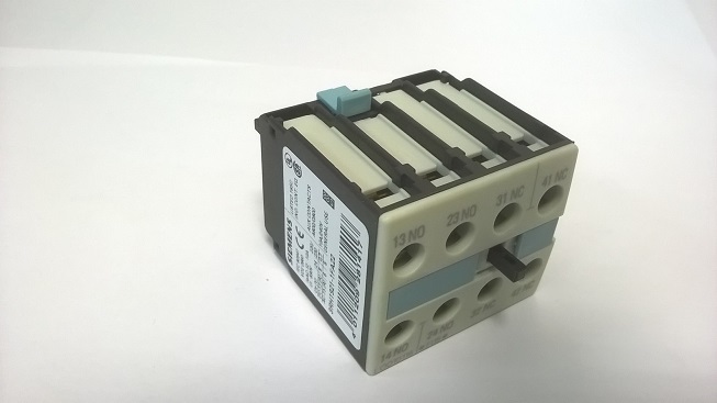 Imagen Contacto Auxiliar Siemens. 2 Abiertos y 2 Cerrados