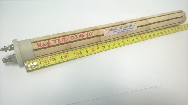 Imagen Resistencia Termo 1000 W. 230 V. Ceramica 6 Elementos 315 