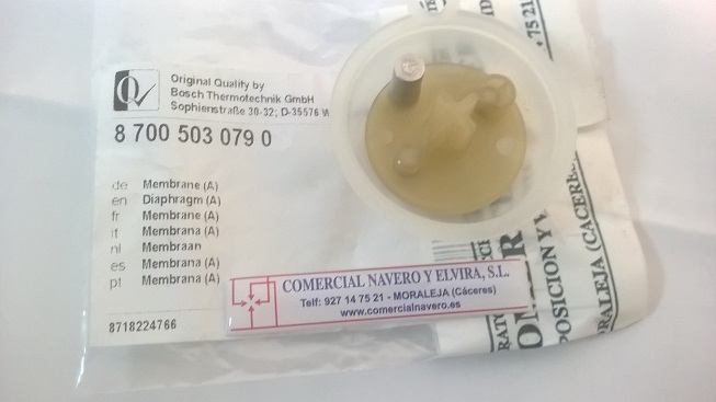 Imagen Membrana Kit. CA. Junkers. 5030790