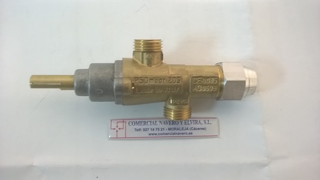 Imagen Grifo.GAS. PEL 20S. M16X1,5. Eje 22 m/m.