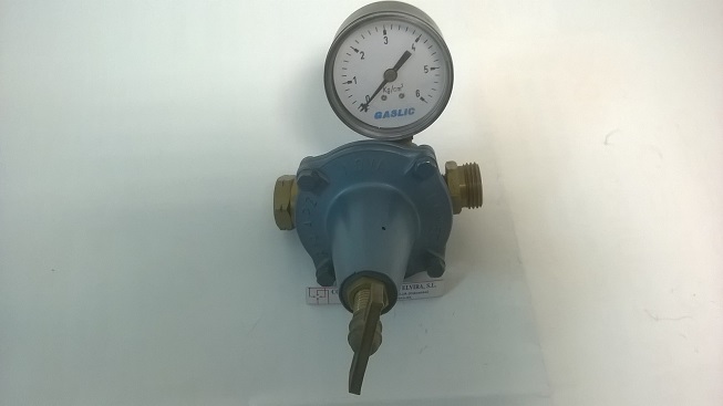 Imagen Regulador. Gas manual con manometro