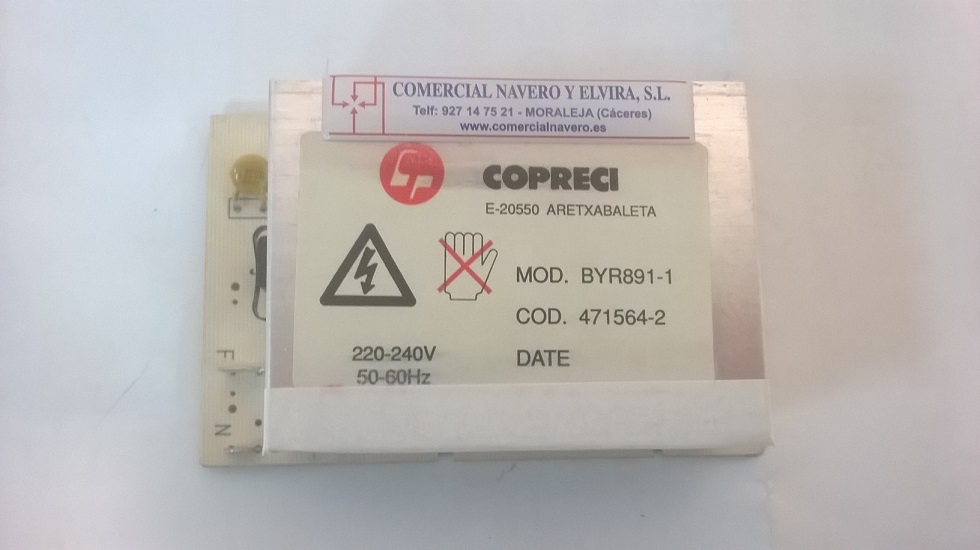 Imagen Modulo Copreci. BYR891-1 LD. Balay. Regulacion motor   
