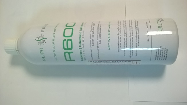 Imagen GAS. Refrigerante R-600. Envase desechable 420. Gramos.