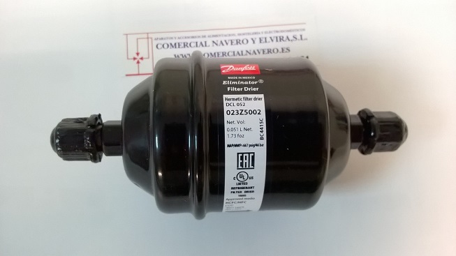 Imagen Filtro deshidratador Danfoss roscar 1/4 DCL052. P0401714