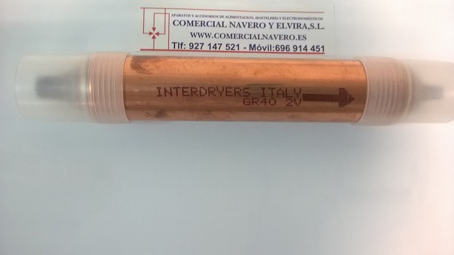 Imagen Filtro deshidratador 40 G. Soldar 1/4 Capilar