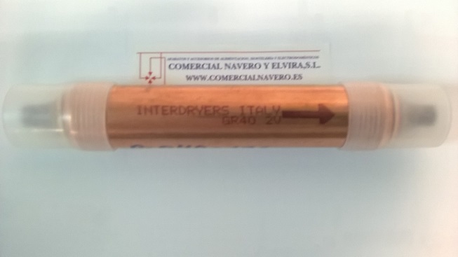 Imagen Filtro deshidratador 40 G. Soldar 1/4. 1/4