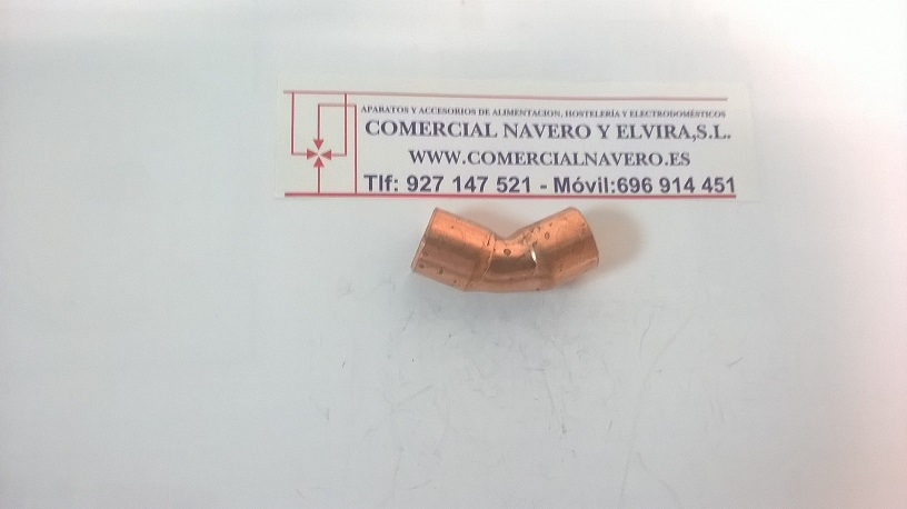 Imagen Curva 3/8 Cobre 45 º. Soldar