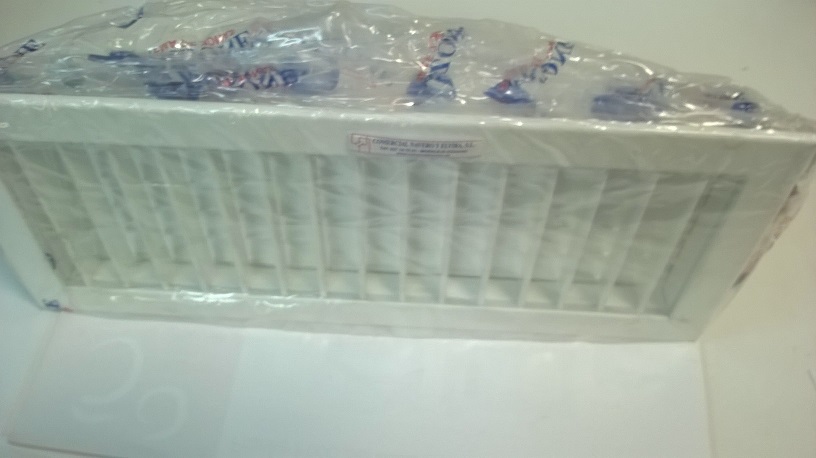 Imagen Rejilla 400X150 mm. Airzone. Doble lama aluminio. motorizada 