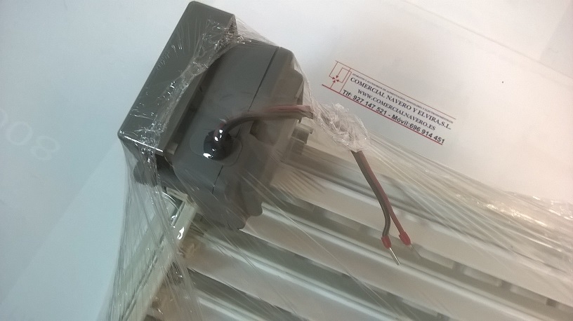 Imagen Rejilla Airzone motorizada doble lama aluminio blanco