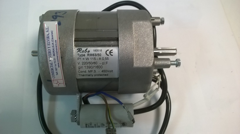 Imagen Motor 240 V. 120 W. 1390 RPM. 
