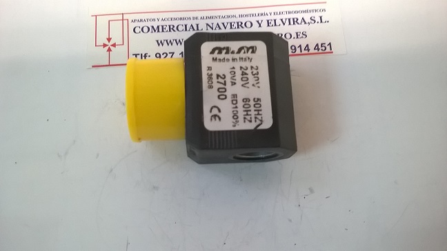 Imagen Bobina M.M. R3608. 230 V. 35X31X14 mm. Diametro 10 mm 