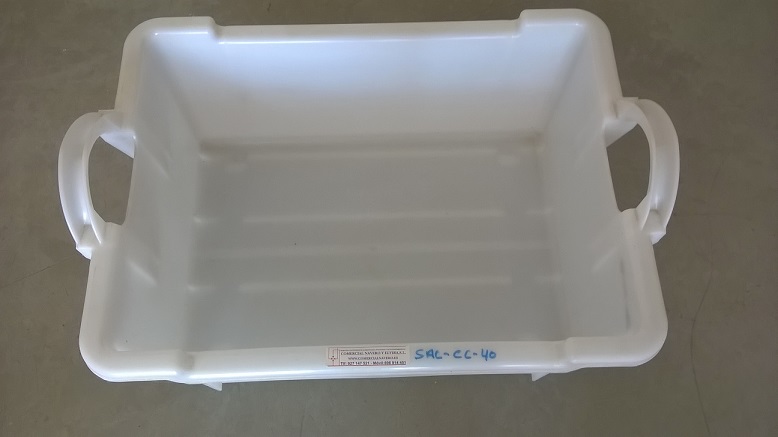 Imagen Cubeta con asas 40 L. 65X45X32 Cm. Para alimentación