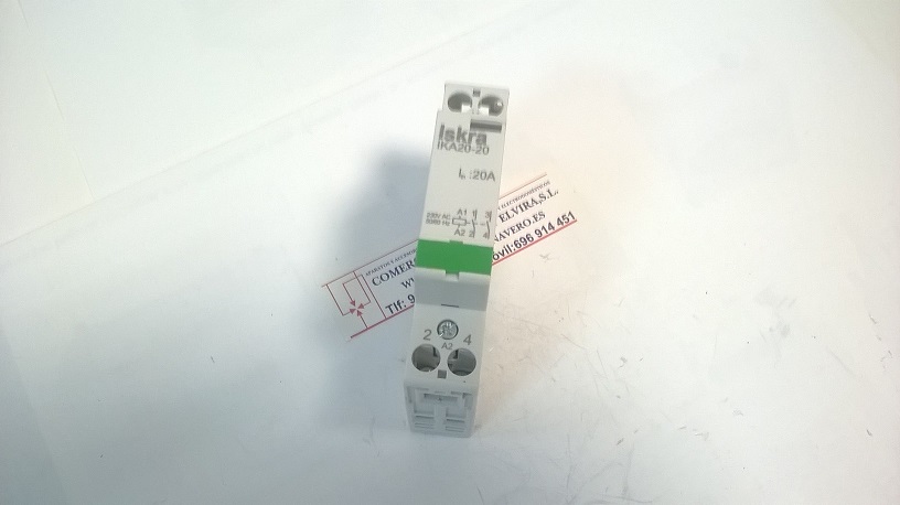 Imagen Contactor ISKRA 2 polos 230 V. 20 A.