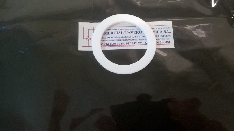 Imagen Junta plana teflon 57 mm. Ext. 42 mm. Int. 3 mm