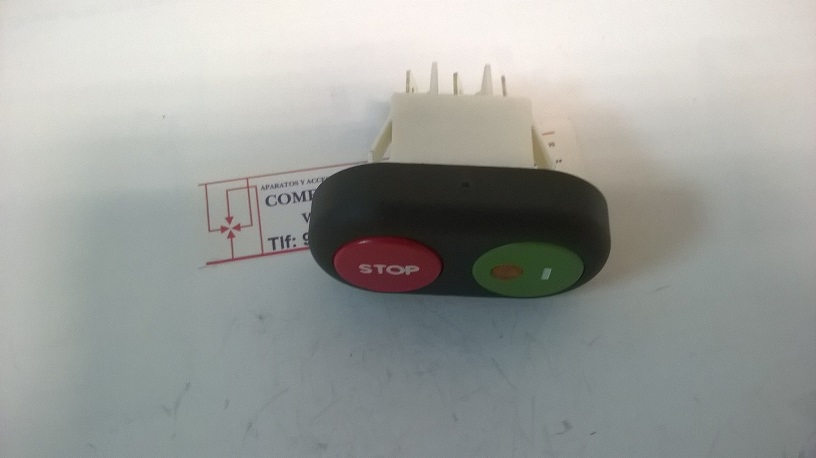 Imagen Interruptor Pulsador marcha/paro 16 A. 6 terminales