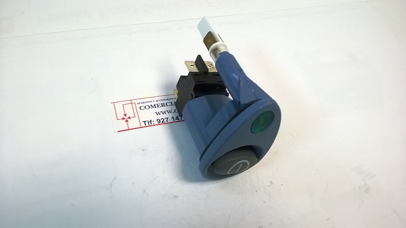 Imagen Interruptor oval con piloto verde