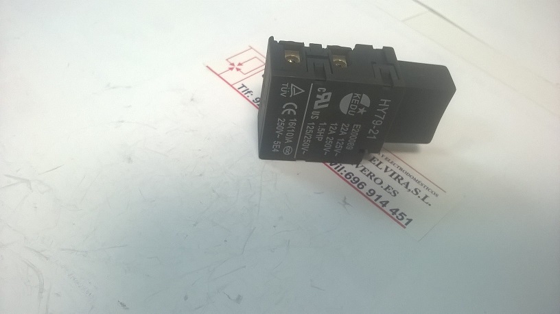 Imagen Pulsador Interruptor Kedu. HY79-21 