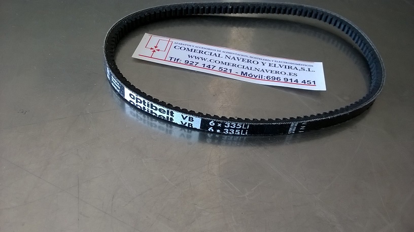 Imagen Correa 6 X 335. Motor Asa Pollos Eurast. CNE-A-EU89