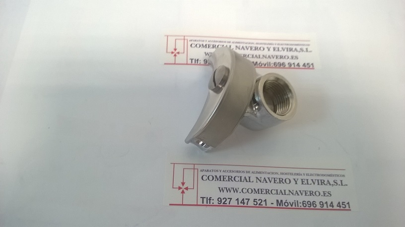 Imagen Caida Porta Dos Cafes 3/8 mm. Curvo con tornillo