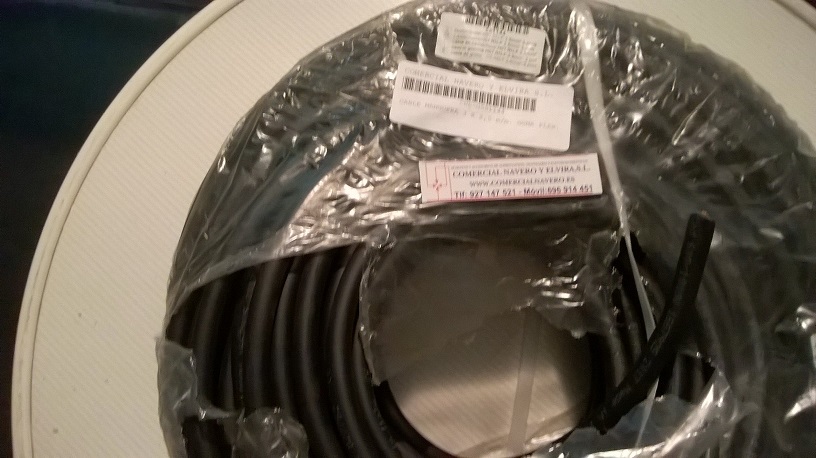 Imagen Cable Manguera Goma Flexible 3 X 2,5 mm. Venta unidad
