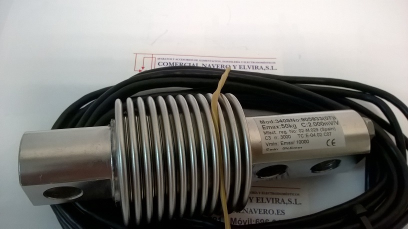 Imagen Célula de carga 50 Kg. Modelo 340. Bascula de 100 a 250 Kg.