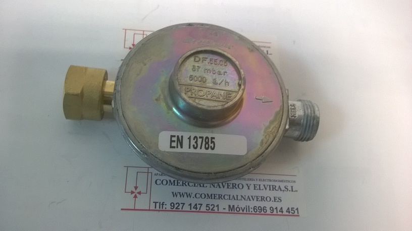Imagen Regulador GAS Fijo 37 G. 5 KG. MD. DF-55-05 EN13785