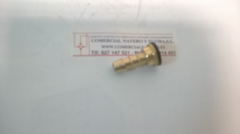 Imagen Tetina Pipeta Laton paraTuerca gas M-20X150, 21,8, 1/2